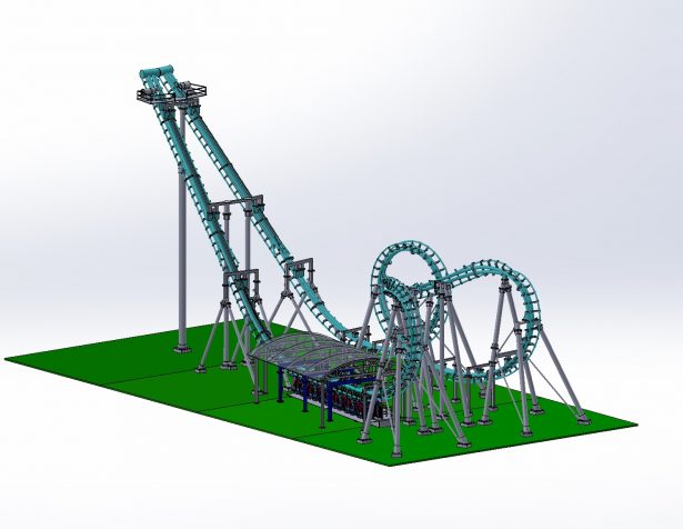 Roller Coaster LEGO | 3D model