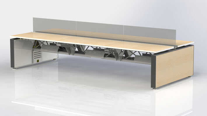 Teknion Furniture designed in SolidWorks