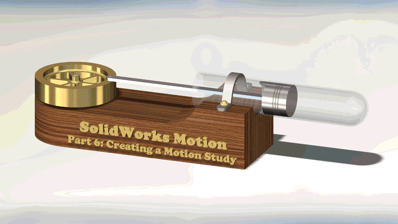 SolidWorks Motion: Part 6 - Creating a Motion Study