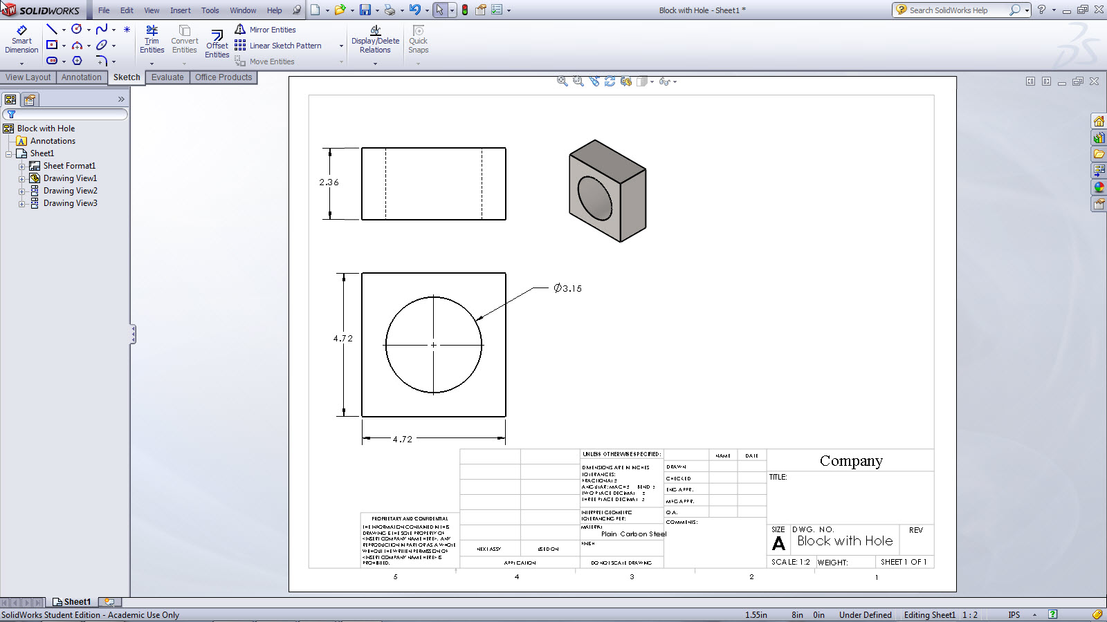 Transition to SolidWorks from Creo or ProE Drawing Documents