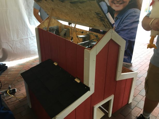 The Dayton High School InvenTeam presented an fully-automated chicken coop.