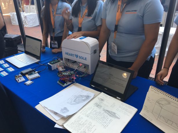 The Garey High School InvenTeam created Heart & Sole, a device to monitor the health of the diabetic foot to prevent the risk of future damages, including amputation.