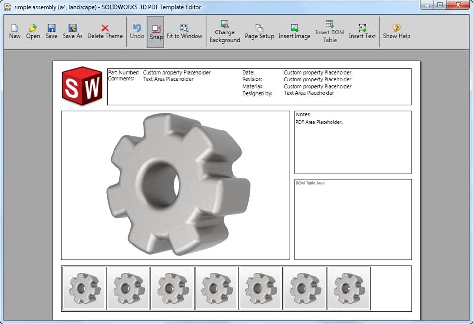 template solidworks download