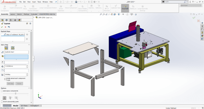 SOLIDWORKS 2020 Enhancement Exploded View for Multibody Part