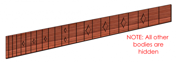 SOLIDWORKS Model of Guitar Body