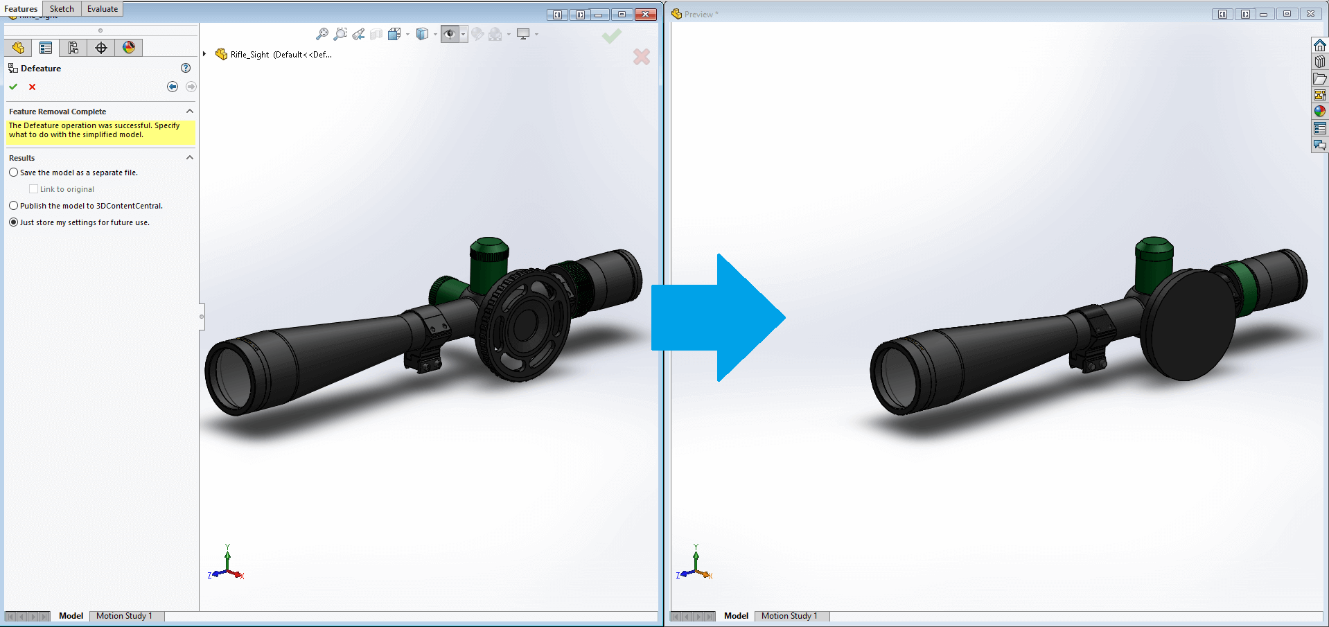 Large assembly SOLIDWORKS