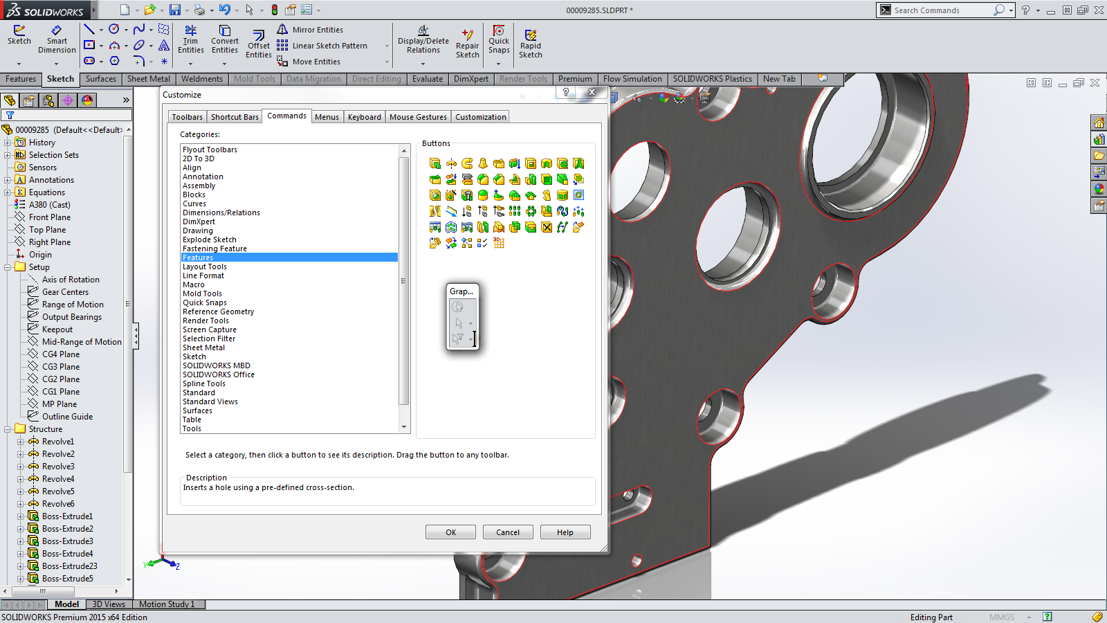 Sneak Peek: 15 Features coming in SOLIDWORKS 2015 – Customize Context-Sensitive Toolbars