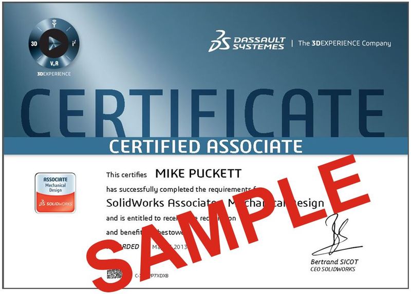 New SolidWorks Certification Logos And Certificate Designs Available