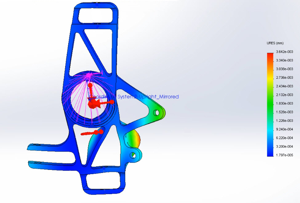 SAE Car Suspension With SolidWorks Motion: Part 3 Post Processing