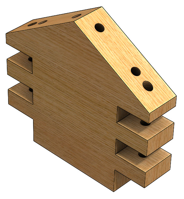 Creating a Log Cabin in SolidWorks – Part 8: Creating the Second Type of Roof Support