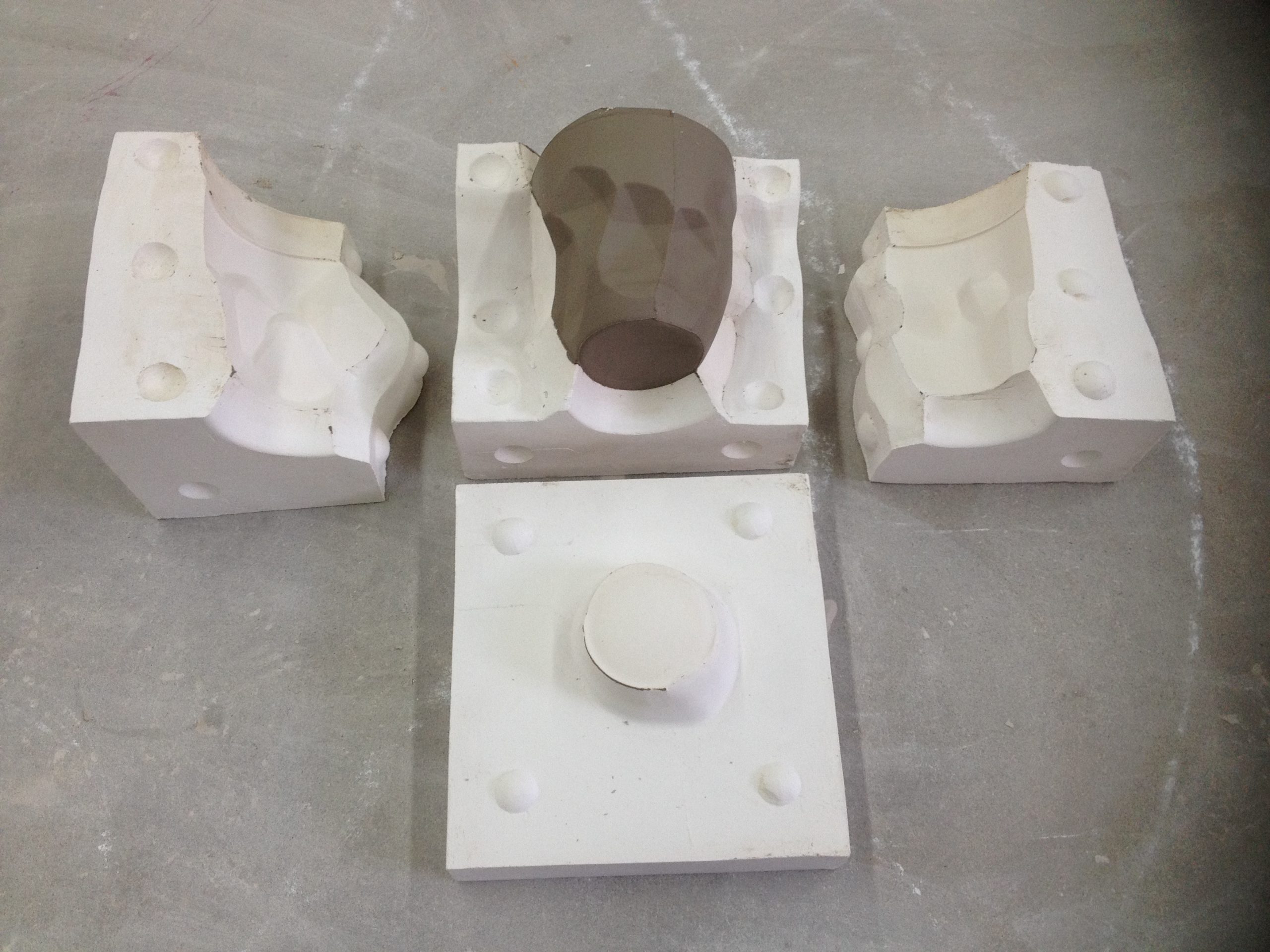4 Part Plaster Mold Tutorial