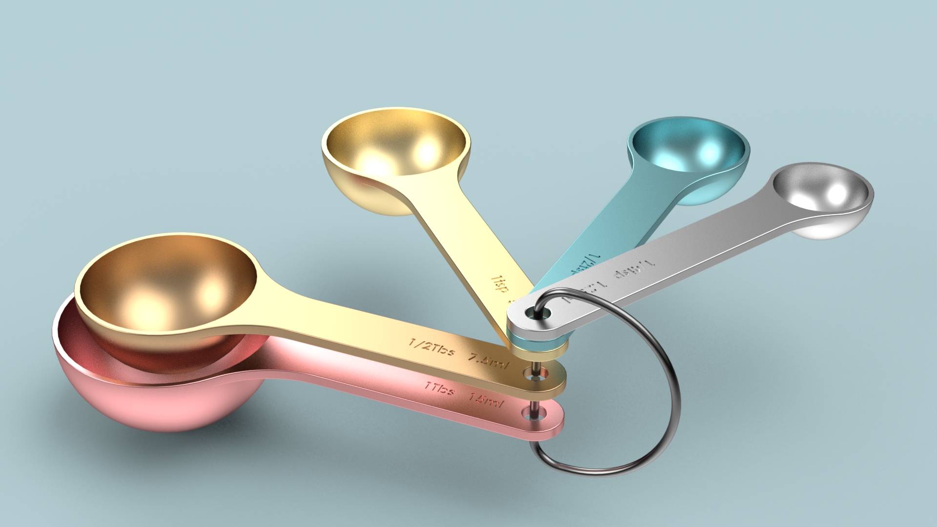 What Are The Five Sizes Of Measuring Spoons