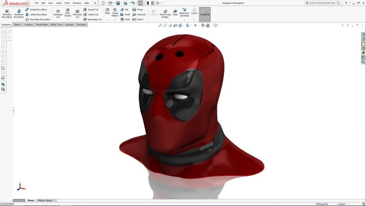 SOLIDWORKS Series – Deadpool Inspired Tool Holder – Part 1