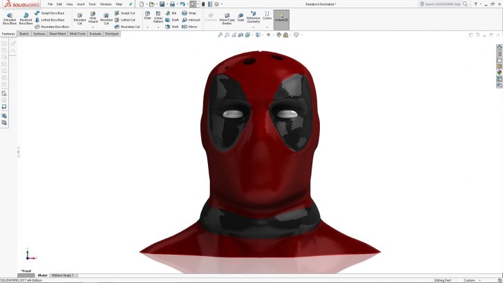 SOLIDWORKS Series – Deadpool Inspired Tool Holder – Part 4