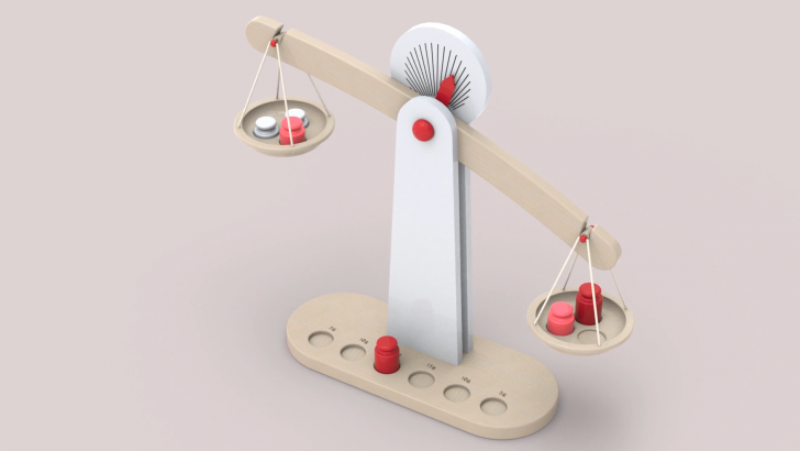 Toy Balance Scales: SOLIDWORKS Tutorial